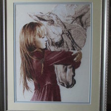 Работа «Девочка с лошадью»