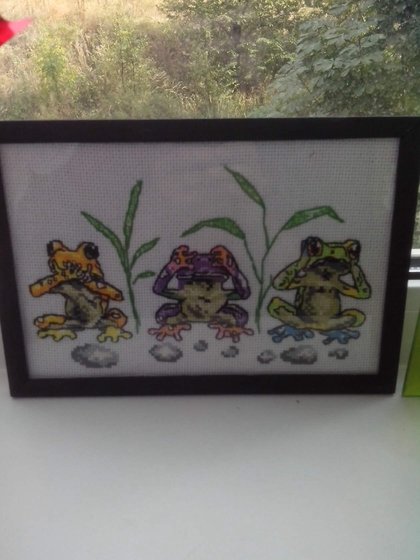 Работа «Весёлые жабки»