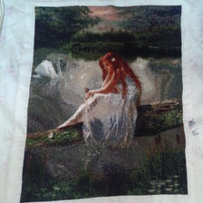 Работа «девушка у воды»