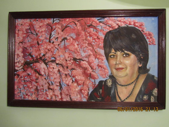 Работа «Портрет мамы»