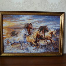 Работа «В лучах заката»