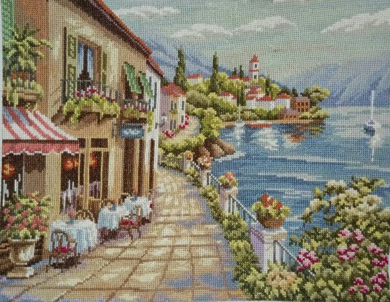 Работа «Итальянский городок.»