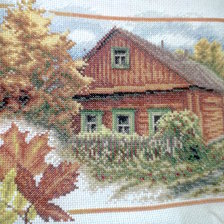 Работа «Осень в деревне»