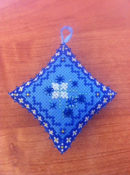 Работа «Игольница обратная сторона»