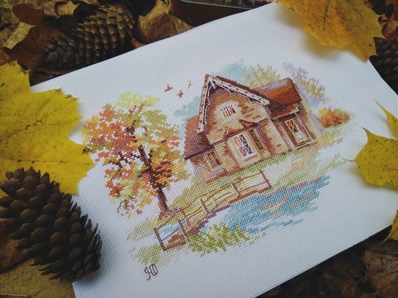 Работа «Сентябрьский домик "Алиса"»