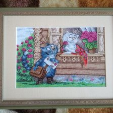 Работа «Мои котики приоделись»