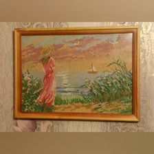 Работа «Девушка в розовом (сентябрь 2017)»