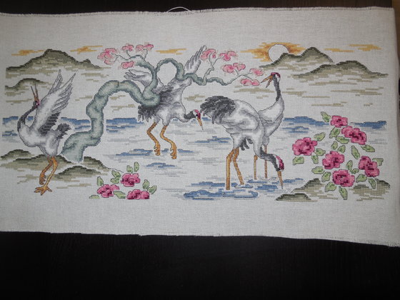 Работа «Танец журавлей»