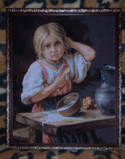 Работа «Крестьянская девочка»