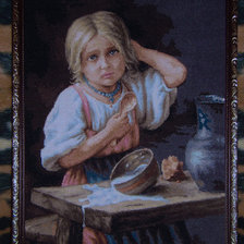 Работа «Крестьянская девочка»