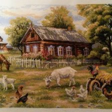 Работа «Деревенский полдень»