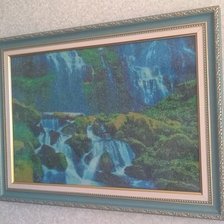 Работа «Водопад в горах»