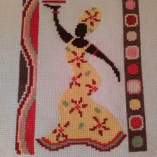 Работа «Танцующая африканка»