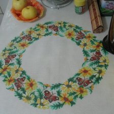 Работа «Скатерть "Бабочки"»