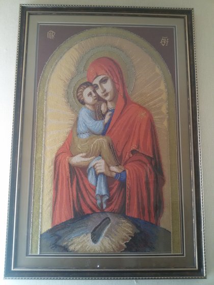 Работа «Богородица Почаевская»