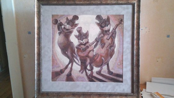 Работа «трио весёлых музыкантов»