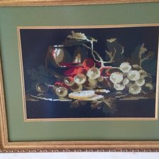 Работа «натюрморт с виноградом»