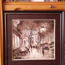 Работа «парижское кафе»