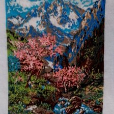 Работа «горный пейзаж.»