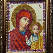Работа «Божья матерь (бисер)»
