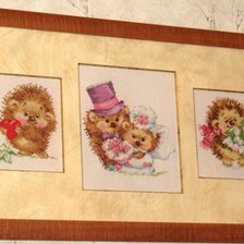 Работа «Ежики. Багет.»