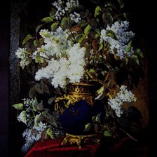 Работа «Белая сирень. По мотивам картины Жана Капейника.»