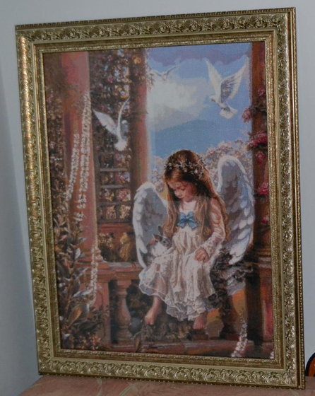 Работа «Ангелок в раме»