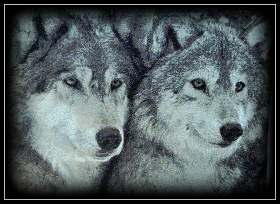 Работа «Пара волков»