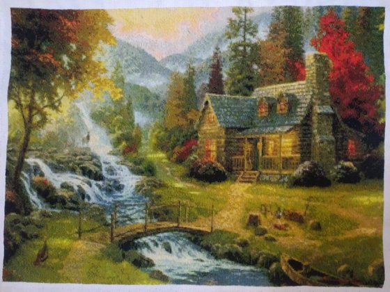 Работа «Дом у реки»