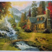 Работа «Дом у реки»