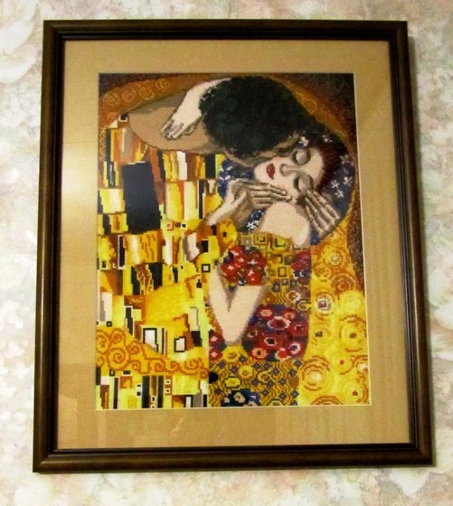 Работа «"Поцелуй" от Риолис»