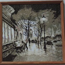 Работа «Вечерние огни Парижы»