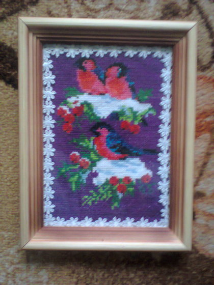 Работа «снегири»