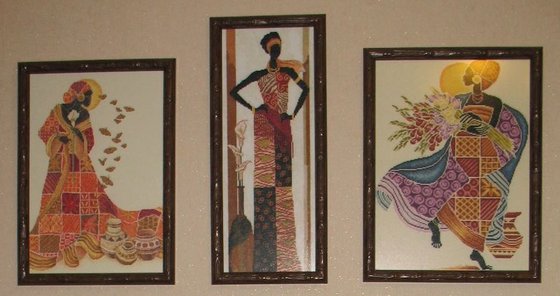 Работа «Триптих. Африка»