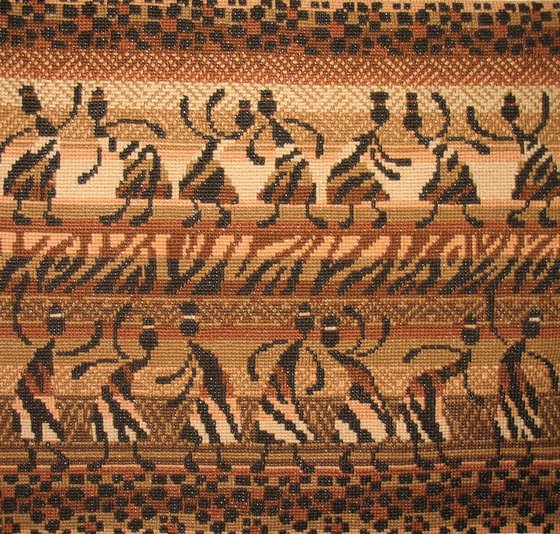 Работа «Узор подушки. Африка»