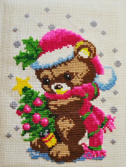 Работа «Мишка новогодний»