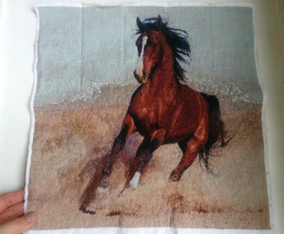 Работа «Конь в беге»