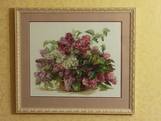 Работа «Сирень»