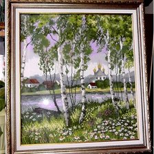 Работа «1436 Набор для вышивания Riolis 'Берёзовая роща»