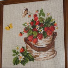 Работа «873 Туесок с земляникой,Риолис»