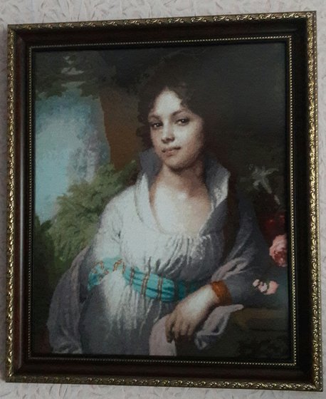 Работа «Портрет М. Лопухиной»