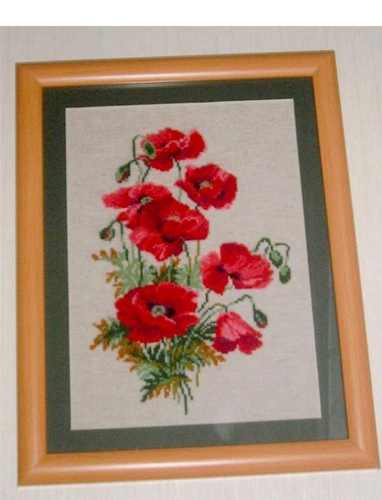 Работа «Риолис (Сотвори сама) 808"Полевые маки"»