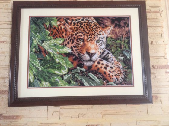 Работа «Леопард на отдыхе»