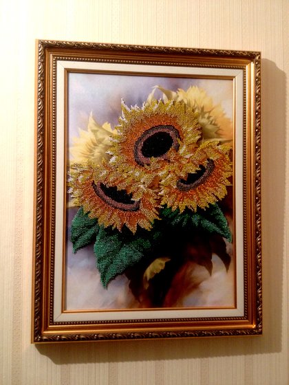 Работа «Подсолнухи»