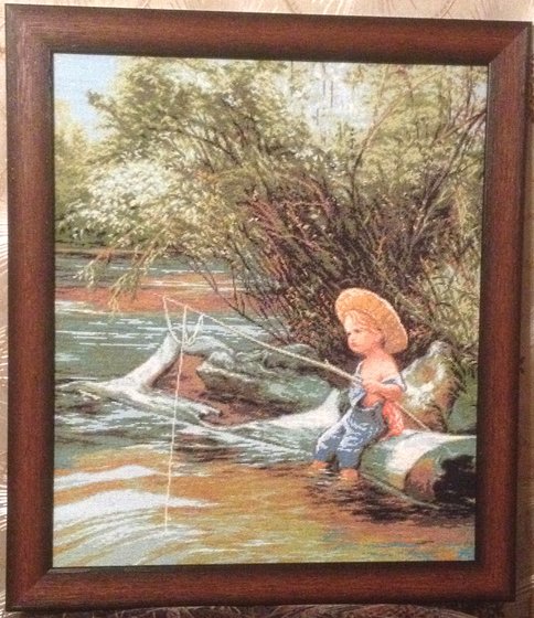 Работа «Маленький рыбак»