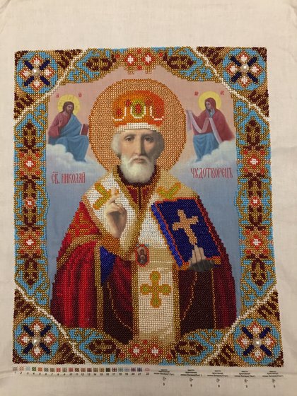 Работа «Икона Николай Чудотворец»
