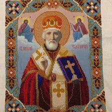 Работа «Икона Николай Чудотворец»