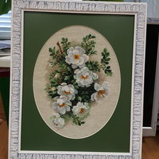 Работа «Белый шиповник»