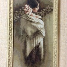 Работа «Испанка с шалью»