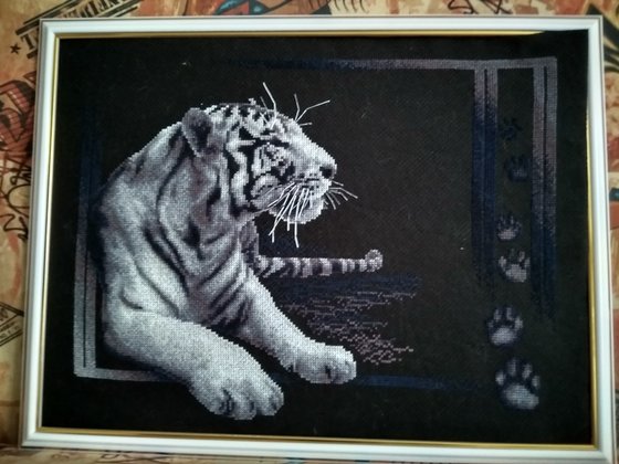 Работа «Набор PANNA "Белый тигр".»